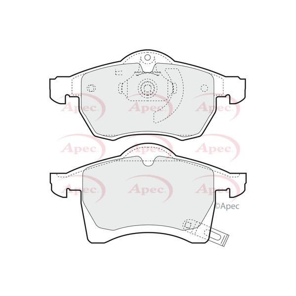 APEC BRAKE PADS (FRONT) (R90) image