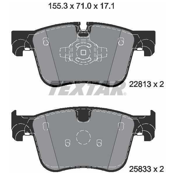 TEXTAR PC BRAKE PADS image