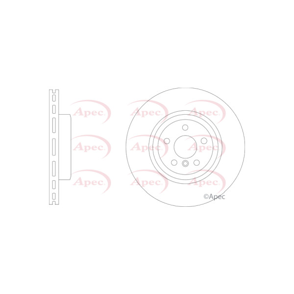 APEC BRAKE DISC (REAR) (SINGLE) image