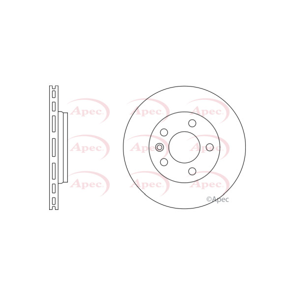 APEC BRAKE DISC (REAR) (SINGLE) image