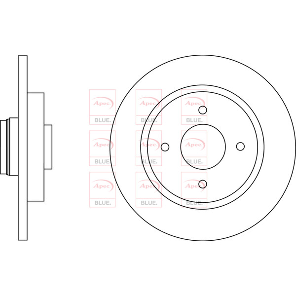 BRAKE DISC (REAR) (SINGLE) image