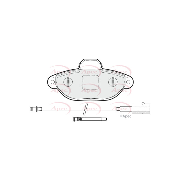 APEC BRAKE PADS (FRONT) (R90) image