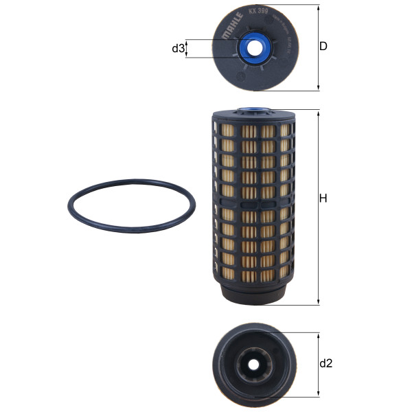 FUEL FILTER - ELEMENT image