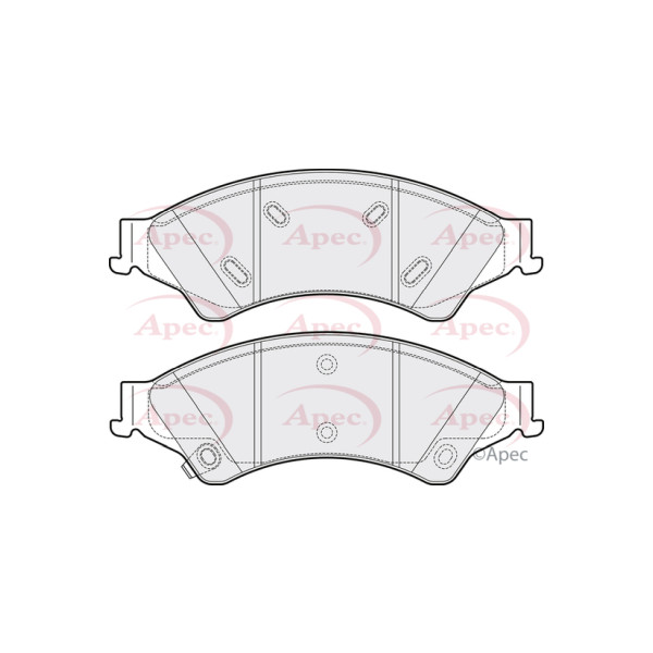 APEC BRAKE PADS (FRONT) (R90) image