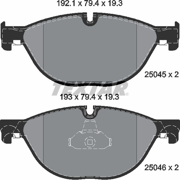 TEXTAR PC BRAKE PADS image