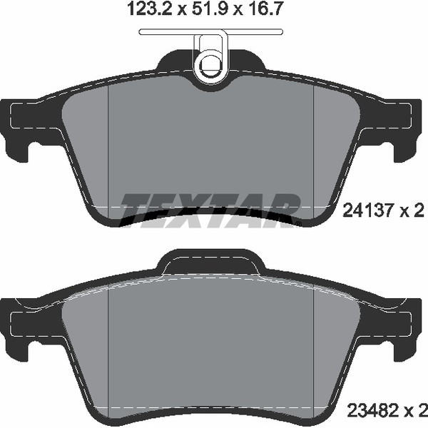 TEXTAR PC BRAKE PADS image