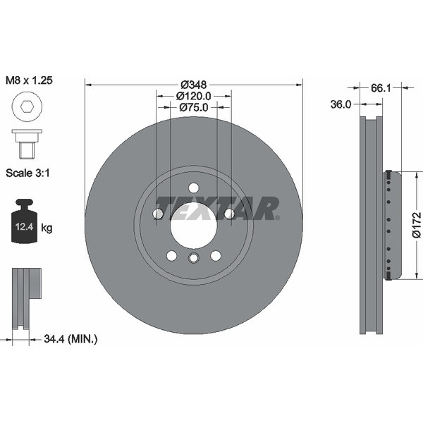 TEXTAR BIMETALLIC DISCS image