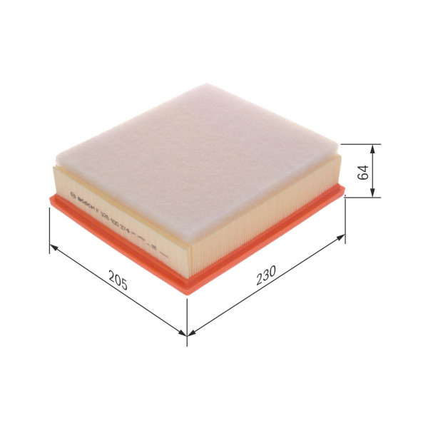 CAR AIR FILTER S0374 image