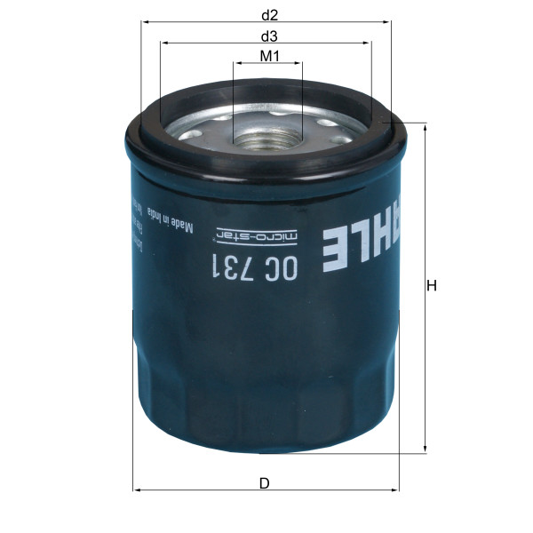 OIL FILTER - SPIN ON image