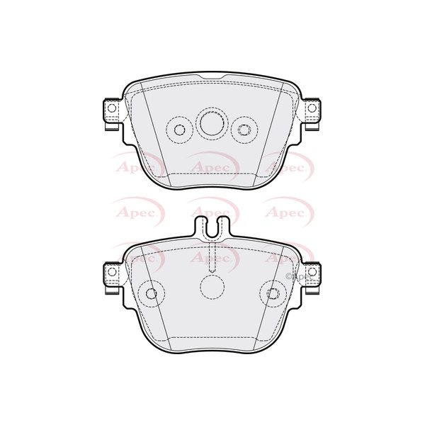 APEC BRAKE PADS (REAR) (R90) image