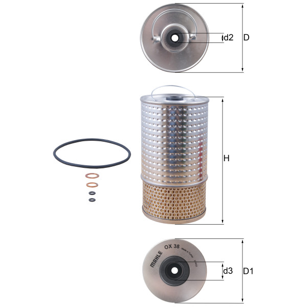 OIL FILTER - ELEMENT image