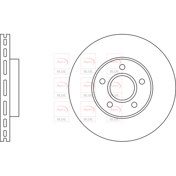BRAKE DISC (FRONT) (SINGLE) image
