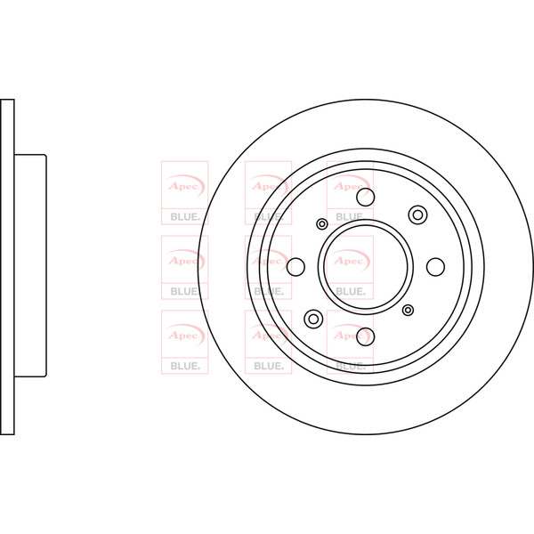 BRAKE DISC (REAR) (SINGLE) image