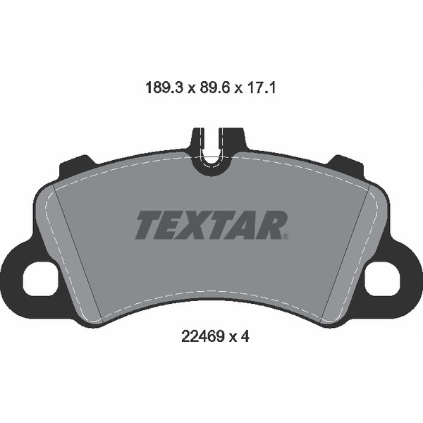 TEXTAR PC BRAKE PADS image