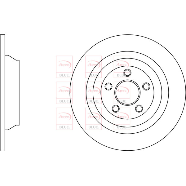 BRAKE DISC (REAR) (SINGLE) image