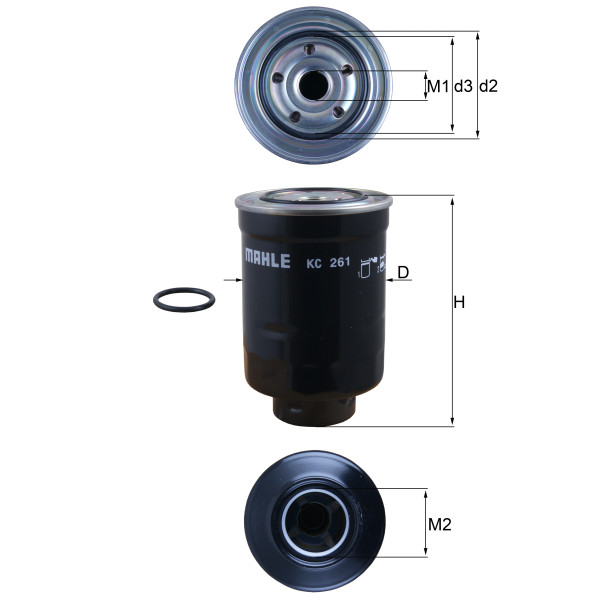 FUEL FILTER - SPIN ON image