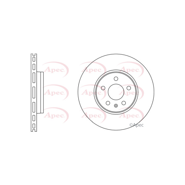 APEC BRAKE DISC (FRONT) (SINGLE) image