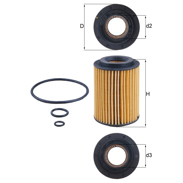 OIL FILTER - ELEMENT image