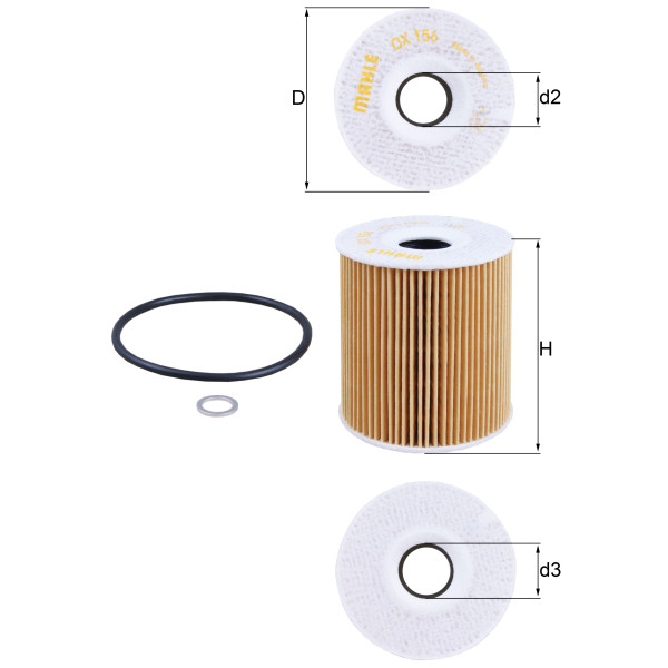 OIL FILTER - ELEMENT image