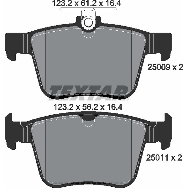 TEXTAR PC BRAKE PADS image
