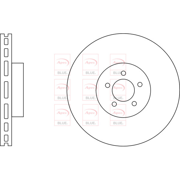 BRAKE DISC (FRONT) (SINGLE) image